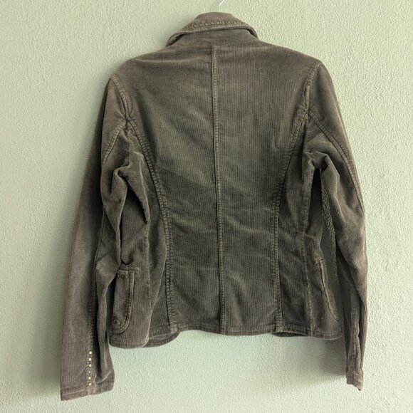 Vintage Guess Jeans * Womens Brown Studded Corduroy Jacket * Sz M - Picture 11 of 11